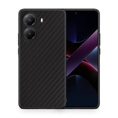 Θήκη Xiaomi Poco X7 Pro Carbon Black από τη Smartfits με σχέδιο στο πίσω μέρος και μαύρο περίβλημα | Xiaomi Poco X7 Pro Carbon Black case with colorful back and black bezels
