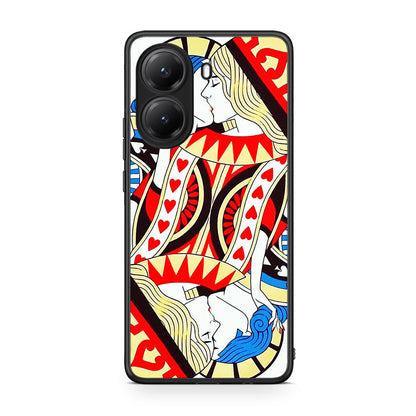 Xiaomi Poco X7 Pro Card Love θήκη από τη Smartfits με σχέδιο στο πίσω μέρος και μαύρο περίβλημα | Smartphone case with colorful back and black bezels by Smartfits