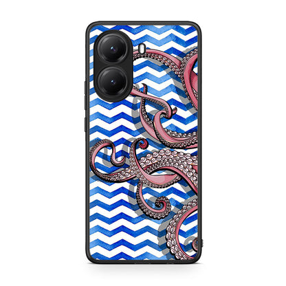Xiaomi Poco X7 Pro Chevron Devilfish θήκη από τη Smartfits με σχέδιο στο πίσω μέρος και μαύρο περίβλημα | Smartphone case with colorful back and black bezels by Smartfits