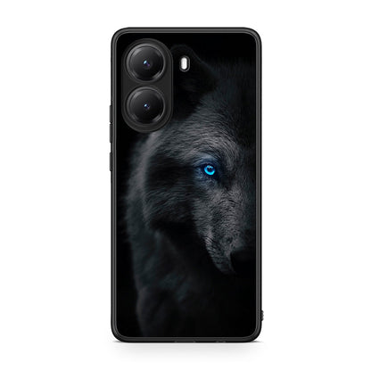 Xiaomi Poco X7 Pro Dark Wolf θήκη από τη Smartfits με σχέδιο στο πίσω μέρος και μαύρο περίβλημα | Smartphone case with colorful back and black bezels by Smartfits