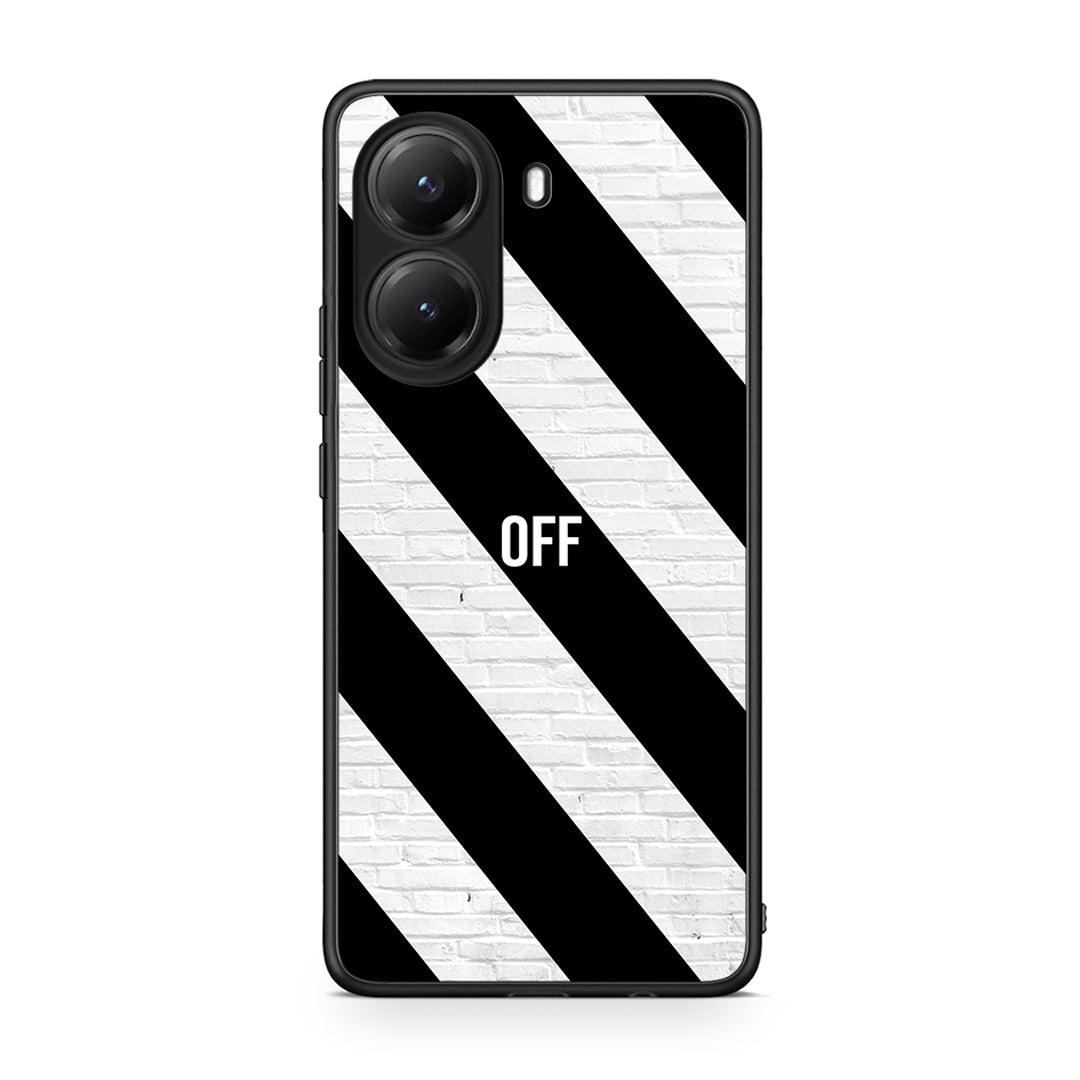 Xiaomi Poco X7 Pro Get Off θήκη από τη Smartfits με σχέδιο στο πίσω μέρος και μαύρο περίβλημα | Smartphone case with colorful back and black bezels by Smartfits