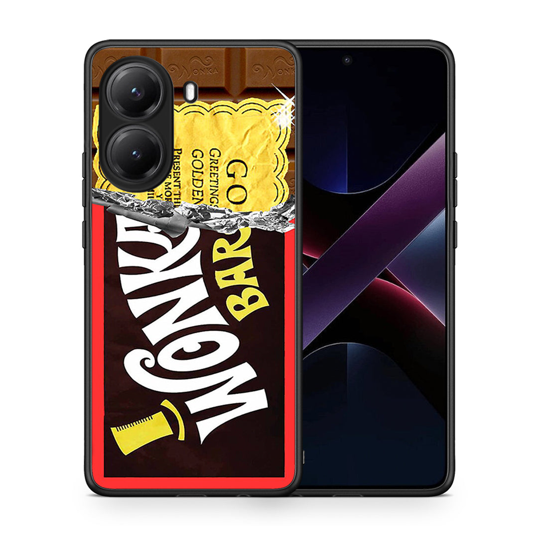 Θήκη Xiaomi Poco X7 Pro Golden Ticket από τη Smartfits με σχέδιο στο πίσω μέρος και μαύρο περίβλημα | Xiaomi Poco X7 Pro Golden Ticket case with colorful back and black bezels