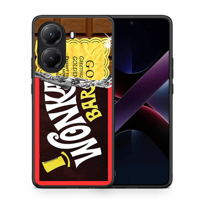 Θήκη Xiaomi Poco X7 Pro Golden Ticket από τη Smartfits με σχέδιο στο πίσω μέρος και μαύρο περίβλημα | Xiaomi Poco X7 Pro Golden Ticket case with colorful back and black bezels