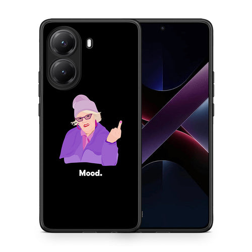 Θήκη Xiaomi Poco X7 Pro Grandma Mood Black από τη Smartfits με σχέδιο στο πίσω μέρος και μαύρο περίβλημα | Xiaomi Poco X7 Pro Grandma Mood Black case with colorful back and black bezels