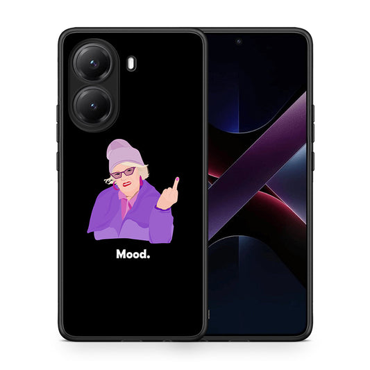 Θήκη Xiaomi Poco X7 Pro Grandma Mood Black από τη Smartfits με σχέδιο στο πίσω μέρος και μαύρο περίβλημα | Xiaomi Poco X7 Pro Grandma Mood Black case with colorful back and black bezels