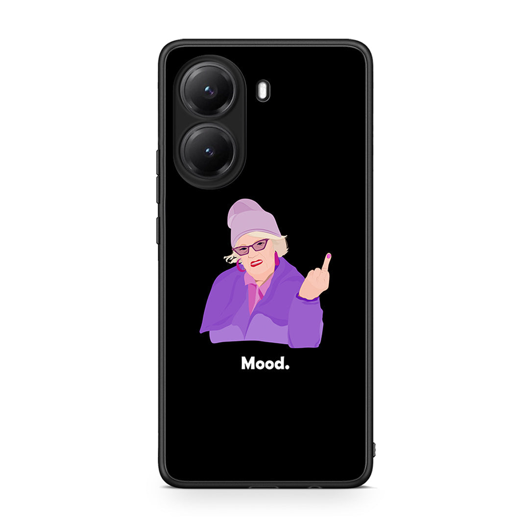 Xiaomi Poco X7 Pro Grandma Mood Black θήκη από τη Smartfits με σχέδιο στο πίσω μέρος και μαύρο περίβλημα | Smartphone case with colorful back and black bezels by Smartfits