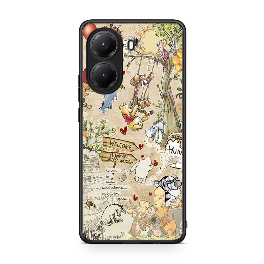 Xiaomi Poco X7 Pro Happy Friends θήκη από τη Smartfits με σχέδιο στο πίσω μέρος και μαύρο περίβλημα | Smartphone case with colorful back and black bezels by Smartfits