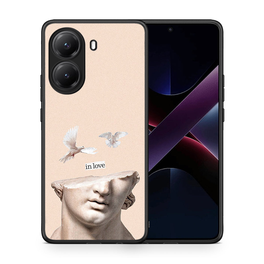 Θήκη Xiaomi Poco X7 Pro In Love από τη Smartfits με σχέδιο στο πίσω μέρος και μαύρο περίβλημα | Xiaomi Poco X7 Pro In Love case with colorful back and black bezels