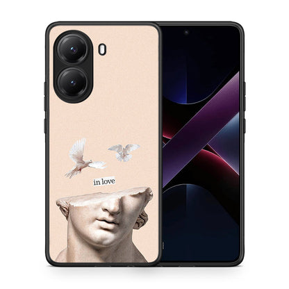 Θήκη Xiaomi Poco X7 Pro In Love από τη Smartfits με σχέδιο στο πίσω μέρος και μαύρο περίβλημα | Xiaomi Poco X7 Pro In Love case with colorful back and black bezels