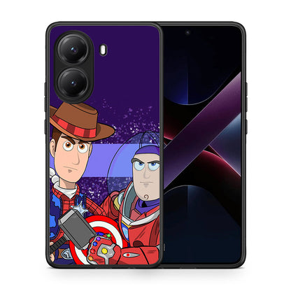 Θήκη Xiaomi Poco X7 Pro Infinity Story από τη Smartfits με σχέδιο στο πίσω μέρος και μαύρο περίβλημα | Xiaomi Poco X7 Pro Infinity Story case with colorful back and black bezels
