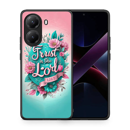 Θήκη Xiaomi Poco X7 Pro Lord Trust από τη Smartfits με σχέδιο στο πίσω μέρος και μαύρο περίβλημα | Xiaomi Poco X7 Pro Lord Trust case with colorful back and black bezels