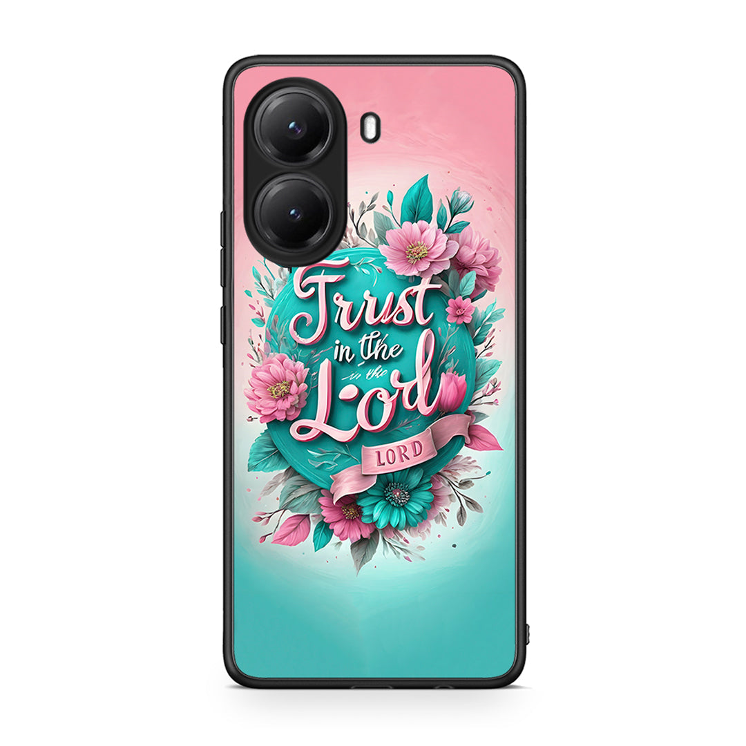 Xiaomi Poco X7 Pro Lord Trust θήκη από τη Smartfits με σχέδιο στο πίσω μέρος και μαύρο περίβλημα | Smartphone case with colorful back and black bezels by Smartfits