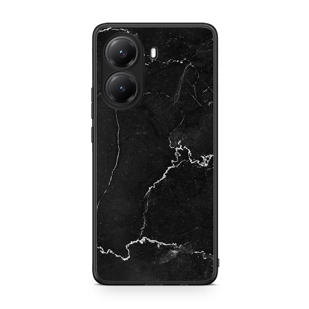 Xiaomi Poco X7 Pro Marble Black θήκη από τη Smartfits με σχέδιο στο πίσω μέρος και μαύρο περίβλημα | Smartphone case with colorful back and black bezels by Smartfits
