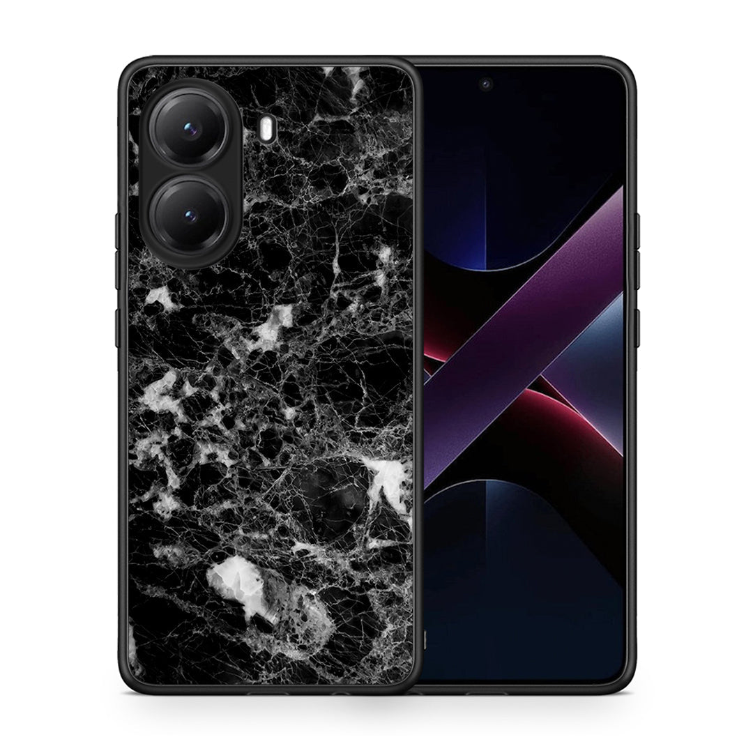 Θήκη Xiaomi Poco X7 Pro Male Marble από τη Smartfits με σχέδιο στο πίσω μέρος και μαύρο περίβλημα | Xiaomi Poco X7 Pro Male Marble case with colorful back and black bezels