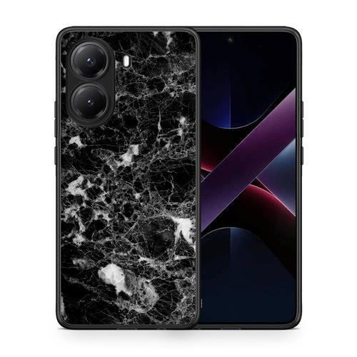 Θήκη Xiaomi Poco X7 Pro Male Marble από τη Smartfits με σχέδιο στο πίσω μέρος και μαύρο περίβλημα | Xiaomi Poco X7 Pro Male Marble case with colorful back and black bezels