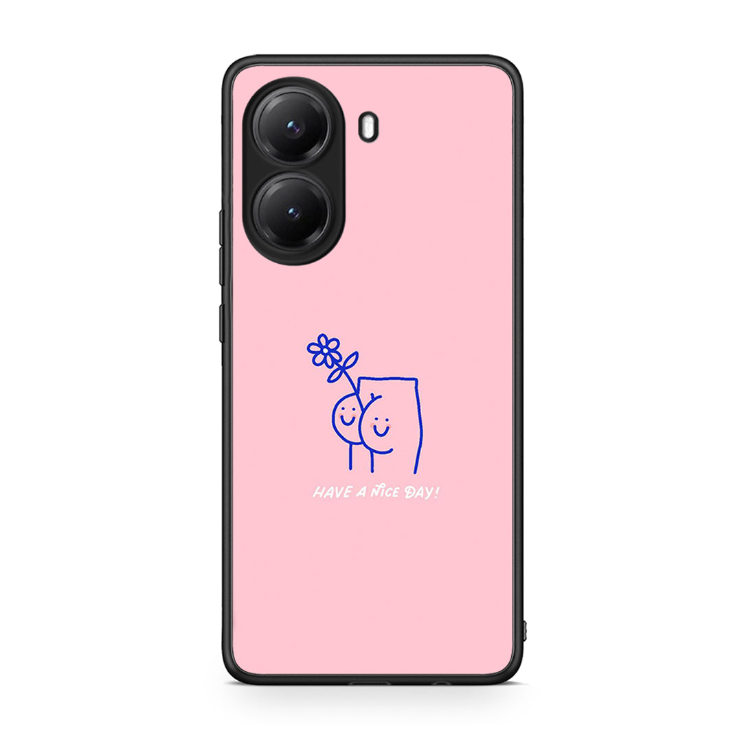 Xiaomi Poco X7 Pro Nice Day θήκη από τη Smartfits με σχέδιο στο πίσω μέρος και μαύρο περίβλημα | Smartphone case with colorful back and black bezels by Smartfits