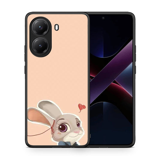 Θήκη Xiaomi Poco X7 Pro Nick Wilde And Judy Hopps Love 2 από τη Smartfits με σχέδιο στο πίσω μέρος και μαύρο περίβλημα | Xiaomi Poco X7 Pro Nick Wilde And Judy Hopps Love 2 case with colorful back and black bezels