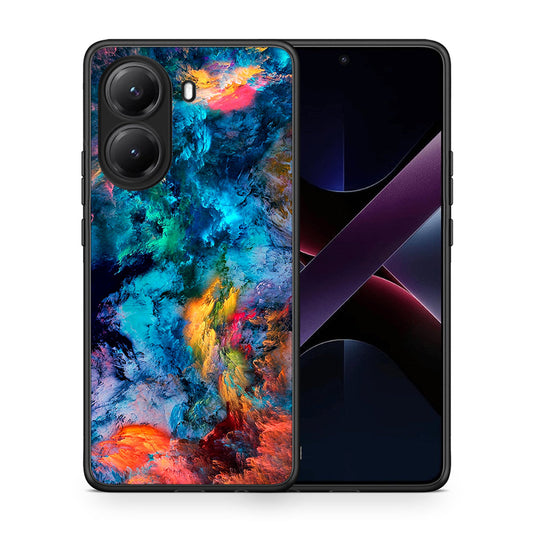 Θήκη Xiaomi Poco X7 Pro Crayola Paint από τη Smartfits με σχέδιο στο πίσω μέρος και μαύρο περίβλημα | Xiaomi Poco X7 Pro Crayola Paint case with colorful back and black bezels