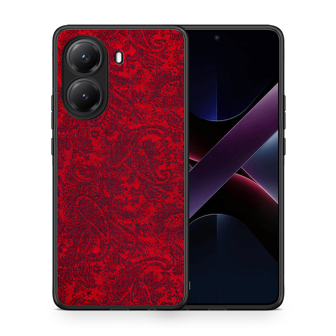 Θήκη Xiaomi Poco X7 Pro Paisley Cashmere από τη Smartfits με σχέδιο στο πίσω μέρος και μαύρο περίβλημα | Xiaomi Poco X7 Pro Paisley Cashmere case with colorful back and black bezels