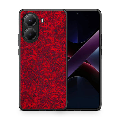 Θήκη Xiaomi Poco X7 Pro Paisley Cashmere από τη Smartfits με σχέδιο στο πίσω μέρος και μαύρο περίβλημα | Xiaomi Poco X7 Pro Paisley Cashmere case with colorful back and black bezels