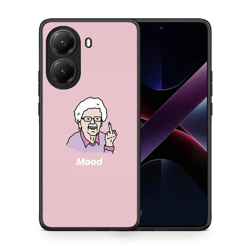 Θήκη Xiaomi Poco X7 Pro Mood PopArt από τη Smartfits με σχέδιο στο πίσω μέρος και μαύρο περίβλημα | Xiaomi Poco X7 Pro Mood PopArt case with colorful back and black bezels