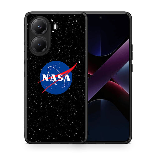 Θήκη Xiaomi Poco X7 Pro NASA PopArt από τη Smartfits με σχέδιο στο πίσω μέρος και μαύρο περίβλημα | Xiaomi Poco X7 Pro NASA PopArt case with colorful back and black bezels