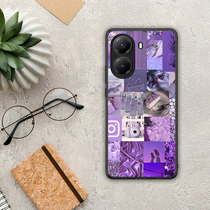 Purple Aesthetic Collage - Xiaomi Poco X7 Pro θήκη