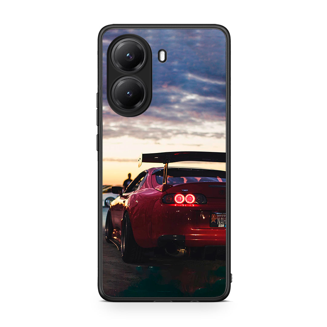 Xiaomi Poco X7 Pro Racing Supra θήκη από τη Smartfits με σχέδιο στο πίσω μέρος και μαύρο περίβλημα | Smartphone case with colorful back and black bezels by Smartfits
