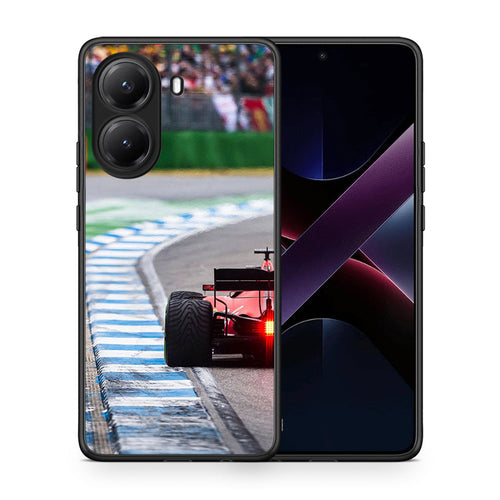 Θήκη Xiaomi Poco X7 Pro Racing Vibes από τη Smartfits με σχέδιο στο πίσω μέρος και μαύρο περίβλημα | Xiaomi Poco X7 Pro Racing Vibes case with colorful back and black bezels