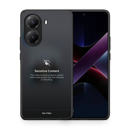 Θήκη Xiaomi Poco X7 Pro Sensitive Content από τη Smartfits με σχέδιο στο πίσω μέρος και μαύρο περίβλημα | Xiaomi Poco X7 Pro Sensitive Content case with colorful back and black bezels