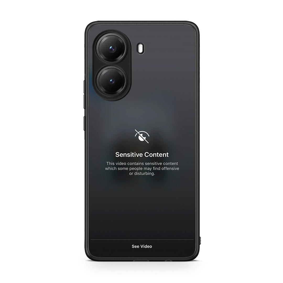 Xiaomi Poco X7 Pro Sensitive Content θήκη από τη Smartfits με σχέδιο στο πίσω μέρος και μαύρο περίβλημα | Smartphone case with colorful back and black bezels by Smartfits