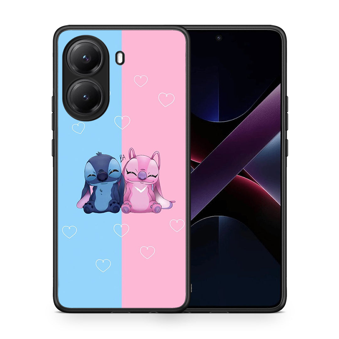 Θήκη Xiaomi Poco X7 Pro Stitch And Angel από τη Smartfits με σχέδιο στο πίσω μέρος και μαύρο περίβλημα | Xiaomi Poco X7 Pro Stitch And Angel case with colorful back and black bezels