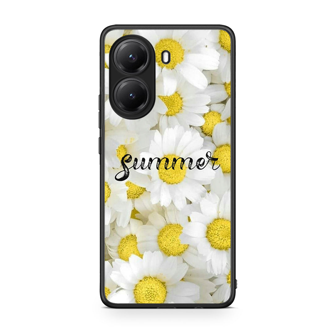 Xiaomi Poco X7 Pro Summer Daisies Θήκη από τη Smartfits με σχέδιο στο πίσω μέρος και μαύρο περίβλημα | Smartphone case with colorful back and black bezels by Smartfits