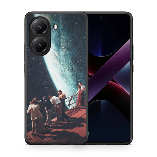 Θήκη Xiaomi Poco X7 Pro Surreal View από τη Smartfits με σχέδιο στο πίσω μέρος και μαύρο περίβλημα | Xiaomi Poco X7 Pro Surreal View case with colorful back and black bezels