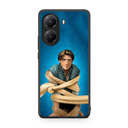 Xiaomi Poco X7 Pro Tangled 1 Θήκη Αγίου Βαλεντίνου από τη Smartfits με σχέδιο στο πίσω μέρος και μαύρο περίβλημα | Smartphone case with colorful back and black bezels by Smartfits