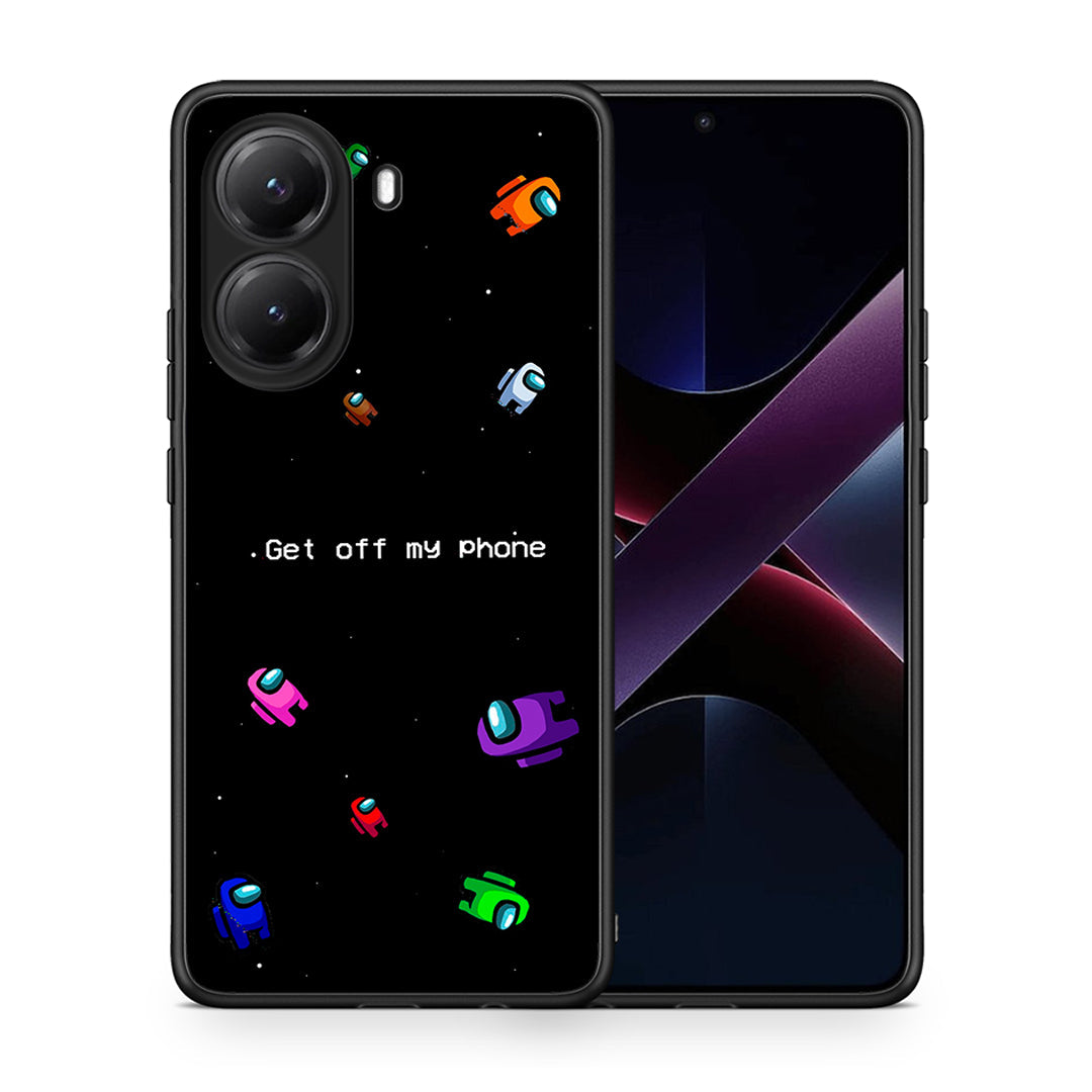 Θήκη Xiaomi Poco X7 Pro AFK Text από τη Smartfits με σχέδιο στο πίσω μέρος και μαύρο περίβλημα | Xiaomi Poco X7 Pro AFK Text case with colorful back and black bezels
