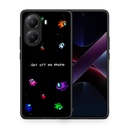 Θήκη Xiaomi Poco X7 Pro AFK Text από τη Smartfits με σχέδιο στο πίσω μέρος και μαύρο περίβλημα | Xiaomi Poco X7 Pro AFK Text case with colorful back and black bezels