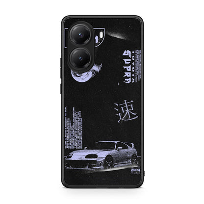 Xiaomi Poco X7 Pro Tokyo Drift Θήκη Αγίου Βαλεντίνου από τη Smartfits με σχέδιο στο πίσω μέρος και μαύρο περίβλημα | Smartphone case with colorful back and black bezels by Smartfits