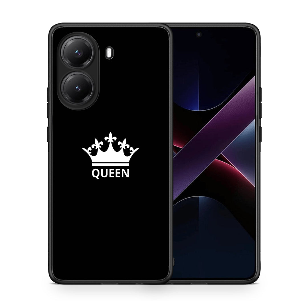 Θήκη Xiaomi Poco X7 Pro Queen Valentine από τη Smartfits με σχέδιο στο πίσω μέρος και μαύρο περίβλημα | Xiaomi Poco X7 Pro Queen Valentine case with colorful back and black bezels