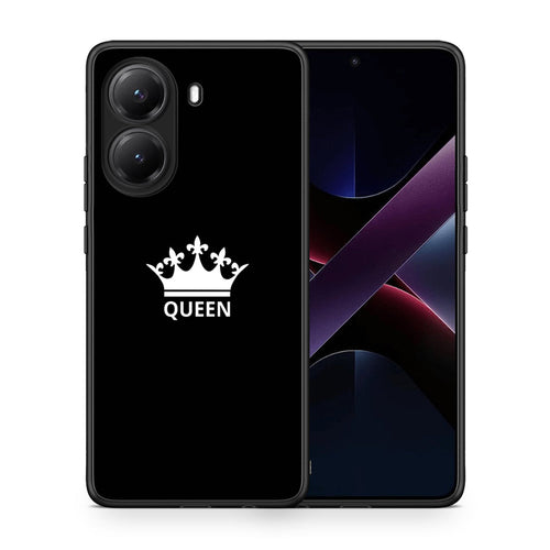 Θήκη Xiaomi Poco X7 Pro Queen Valentine από τη Smartfits με σχέδιο στο πίσω μέρος και μαύρο περίβλημα | Xiaomi Poco X7 Pro Queen Valentine case with colorful back and black bezels