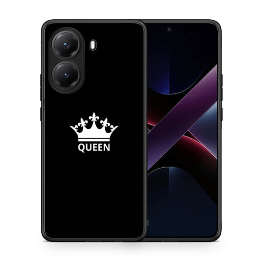 Θήκη Xiaomi Poco X7 Pro Queen Valentine από τη Smartfits με σχέδιο στο πίσω μέρος και μαύρο περίβλημα | Xiaomi Poco X7 Pro Queen Valentine case with colorful back and black bezels