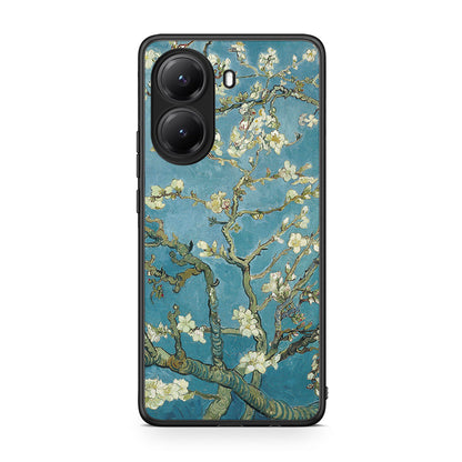 Xiaomi Poco X7 Pro White Blossoms θήκη από τη Smartfits με σχέδιο στο πίσω μέρος και μαύρο περίβλημα | Smartphone case with colorful back and black bezels by Smartfits
