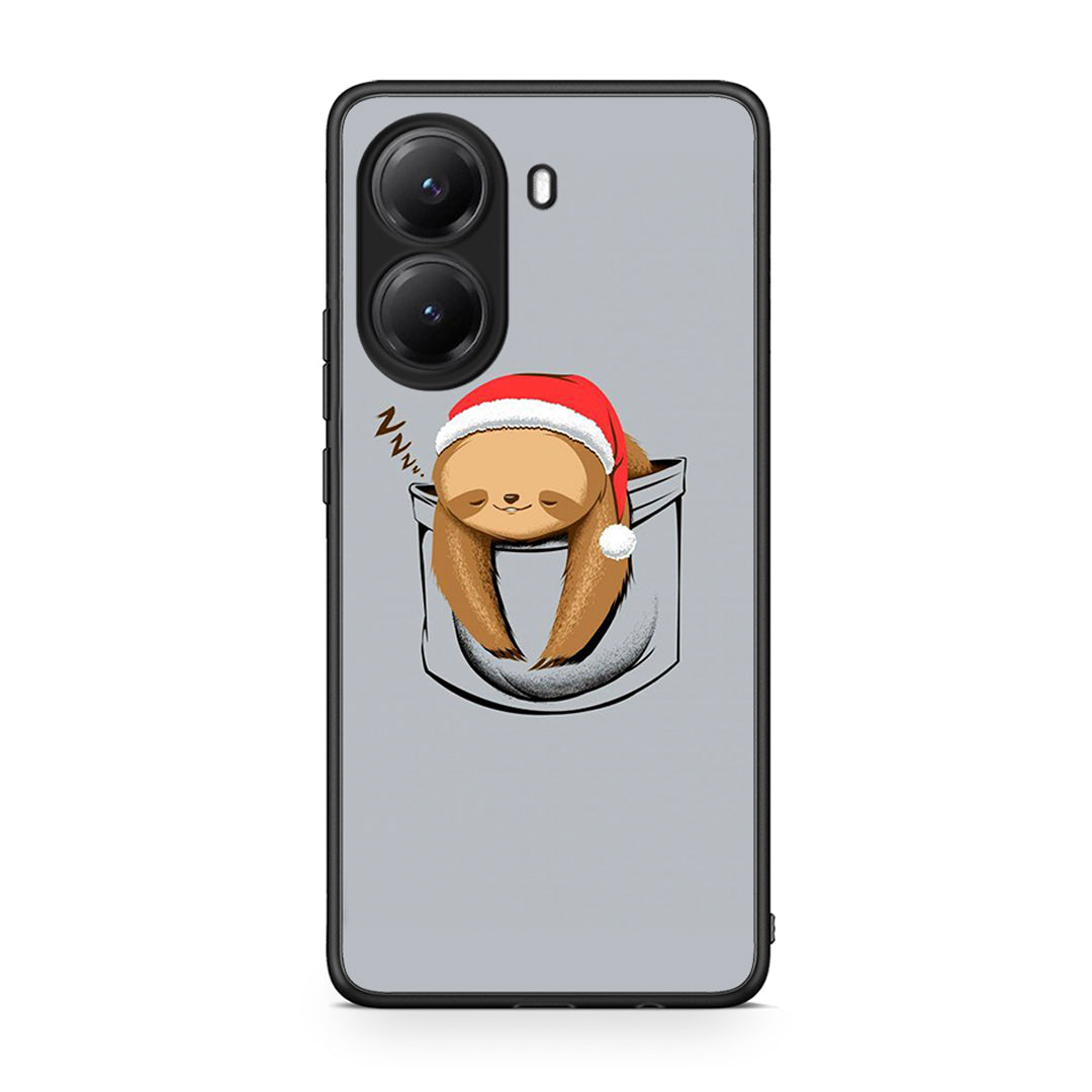 Xiaomi Poco X7 Pro Xmas Zzzz θήκη από τη Smartfits με σχέδιο στο πίσω μέρος και μαύρο περίβλημα | Smartphone case with colorful back and black bezels by Smartfits