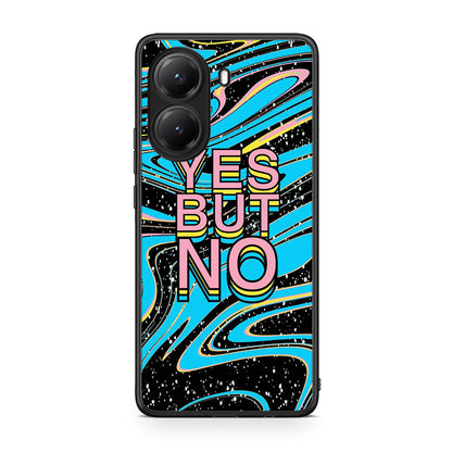 Xiaomi Poco X7 Pro Yes But No θήκη από τη Smartfits με σχέδιο στο πίσω μέρος και μαύρο περίβλημα | Smartphone case with colorful back and black bezels by Smartfits