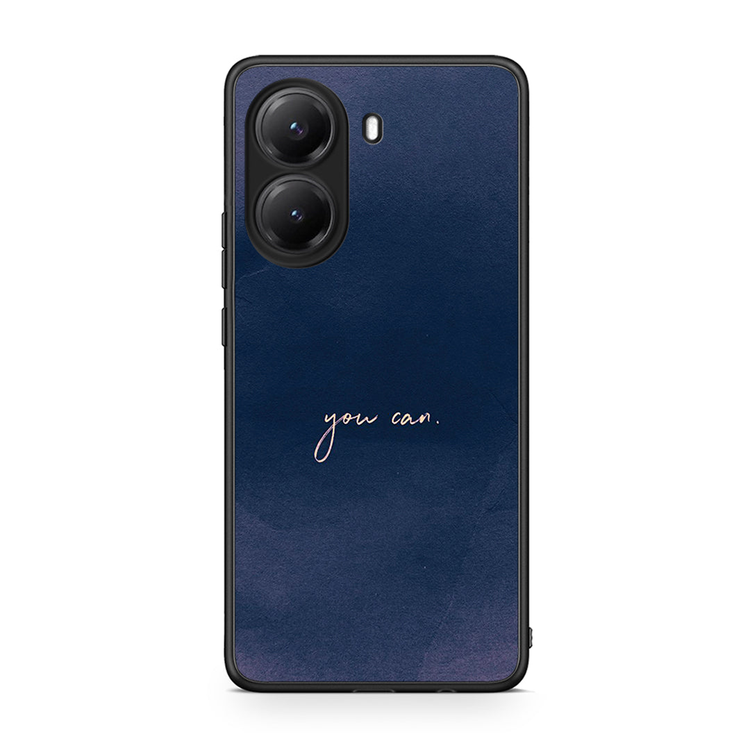 Xiaomi Poco X7 Pro You Can θήκη από τη Smartfits με σχέδιο στο πίσω μέρος και μαύρο περίβλημα | Smartphone case with colorful back and black bezels by Smartfits