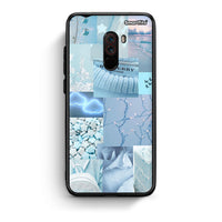 Thumbnail for Xiaomi Pocophone F1 Ciel Aesthetic Collage θήκη από τη Smartfits με σχέδιο στο πίσω μέρος και μαύρο περίβλημα | Smartphone case with colorful back and black bezels by Smartfits