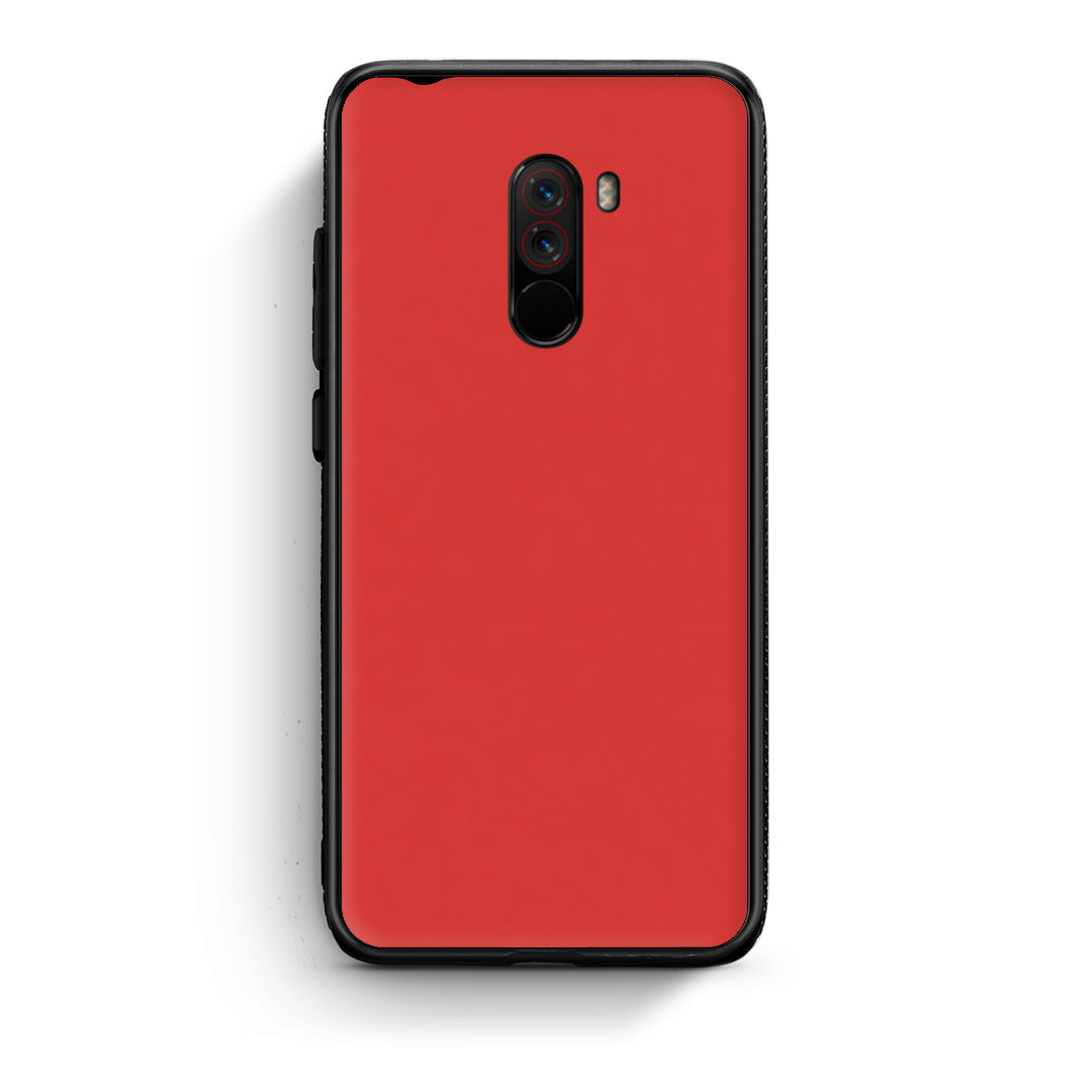 Θήκη Xiaomi Pocophone F1 Poppy Red από τη Smartfits με σχέδιο στο πίσω μέρος και μαύρο περίβλημα | Xiaomi Pocophone F1 Poppy Red case with colorful back and black bezels