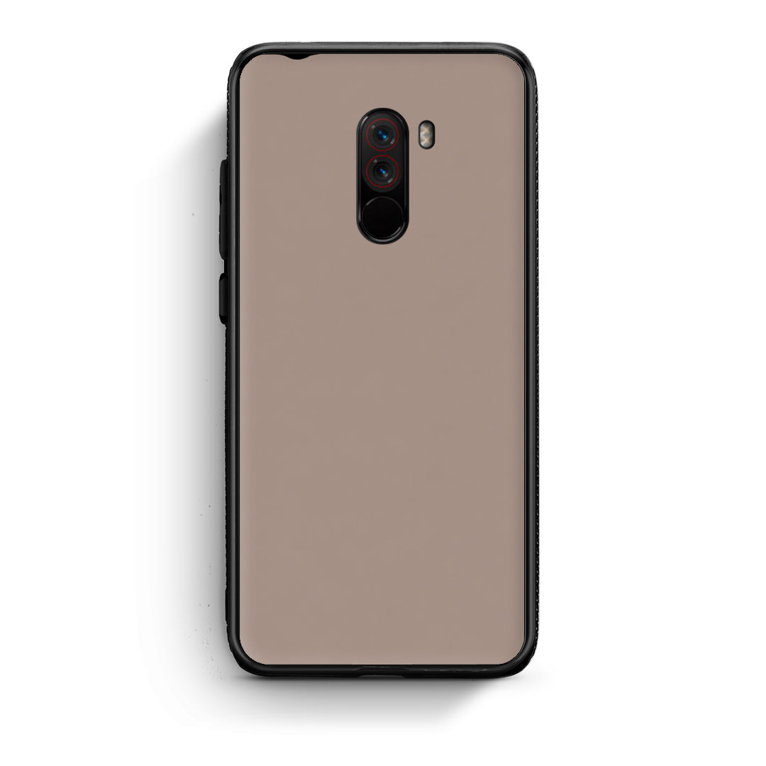 Θήκη Xiaomi Pocophone F1 Warm Taupe από τη Smartfits με σχέδιο στο πίσω μέρος και μαύρο περίβλημα | Xiaomi Pocophone F1 Warm Taupe case with colorful back and black bezels