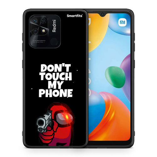 Θήκη Xiaomi Redmi 10C My Phone από τη Smartfits με σχέδιο στο πίσω μέρος και μαύρο περίβλημα | Xiaomi Redmi 10C My Phone case with colorful back and black bezels