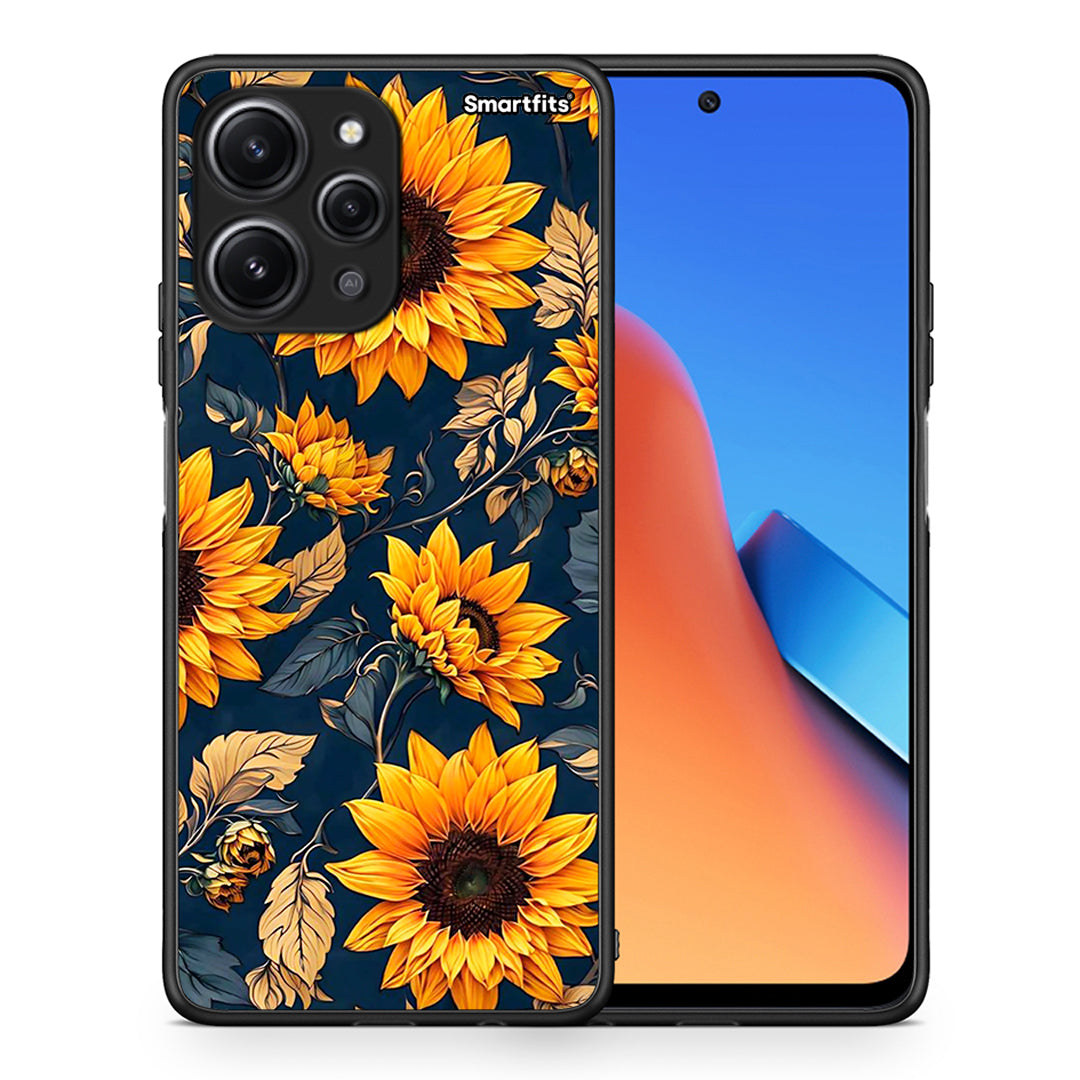 Autumn Sunflowers - Xiaomi Redmi 12 4G θήκη
